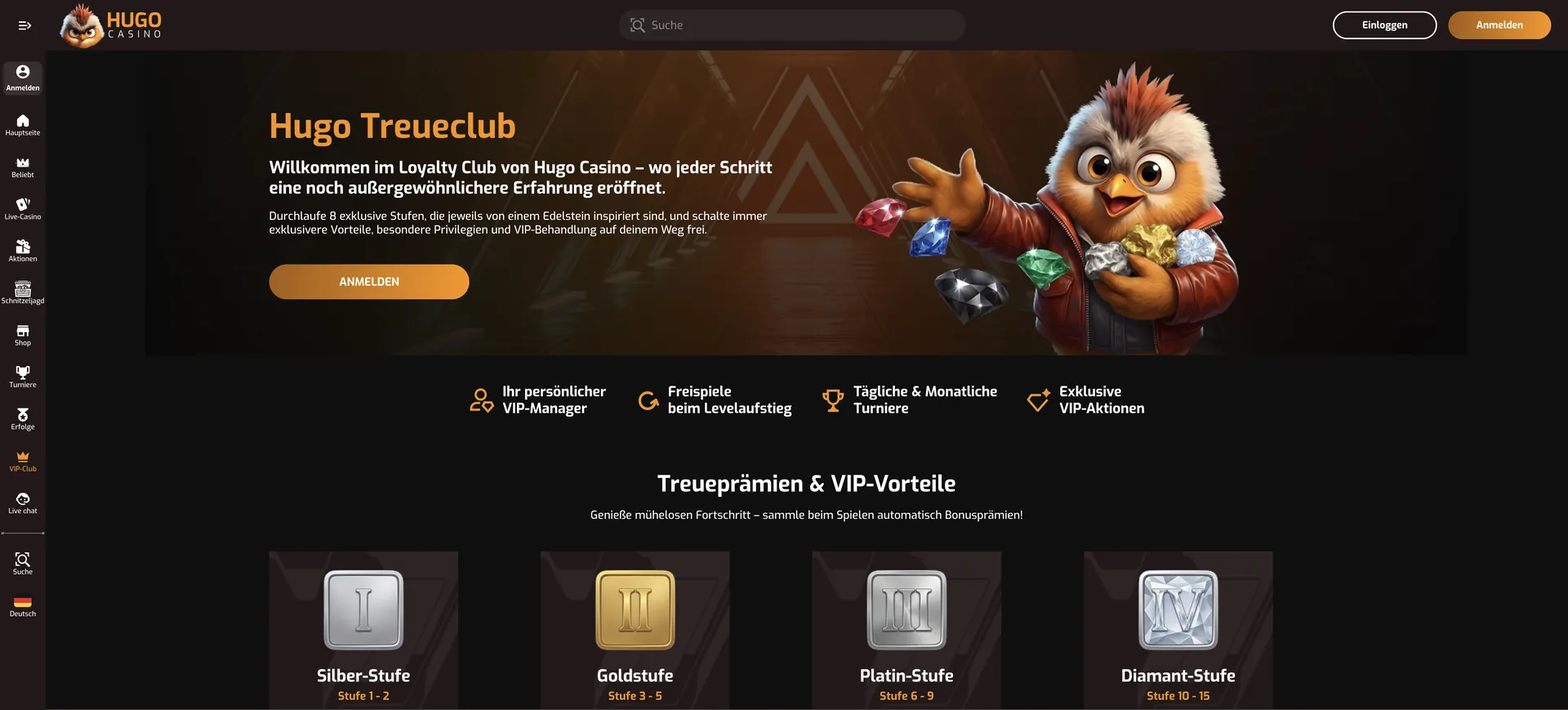 Hugo Casino Bewertungen: Vip